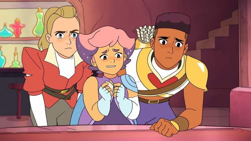 Adora, Glimmer and Bow, the best princess.